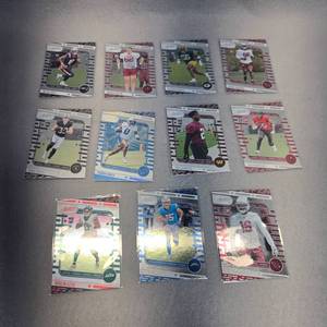 lot 324 image: 2024 Absolute Football Rookie Cards Lot - 11 Rookies