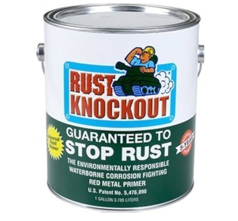 lot 46 image: 1 Gallon- Rust Knock Out - Brick Red - Retails $193