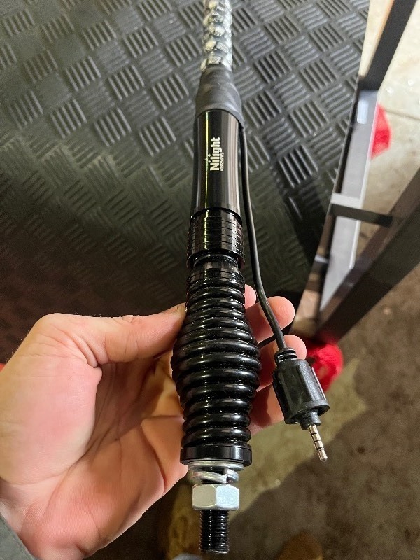 lot 234 image: Nilight 4 Spring Base LED Whip Lights, RGB Flagpole Light - Quality Condition - no extra cords included comes as is - Great addition to any Razor, Golfcart, ATV Etc