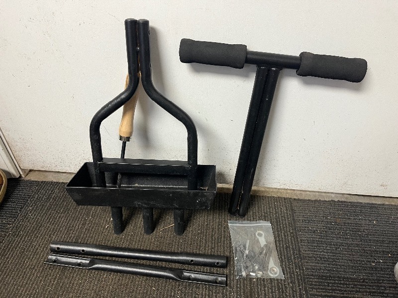 lot 25 image: Soil Aerator - None Assembled - Black