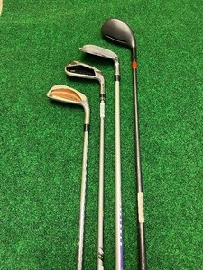 lot 154 image: Bundle of 4 Mixed Golf Clubs see images