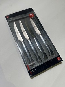 lot 99 image: Zwilling Twin Steak Knife Set Professional Quality - 4 PC Retails $109