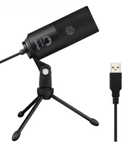 lot 44 image: FIFINE USB Microphone, Metal Condenser Recording Microphone for MAC OS, Windows, Cardioid Laptop Mic for Recording Vocals, Voice Overs, Streaming, Meeting and YouTube Videos-K669B