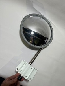 lot 152 image: See Around Corner - Round Mirror w Mount see images - Increase Visibility & Safety - comes as is