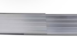 lot 125 image: 24 ft. x 4 in. Silver Aluminum Landscape Edging Project Kit (4 - 6 ft. pieces) - no nails