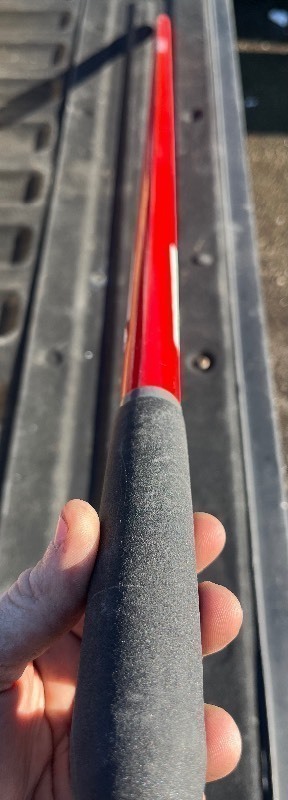 lot 389 image: Bundle of 2 Craftsman 51 Fiberglass Equipment Handles - Hole in bottom for attachment