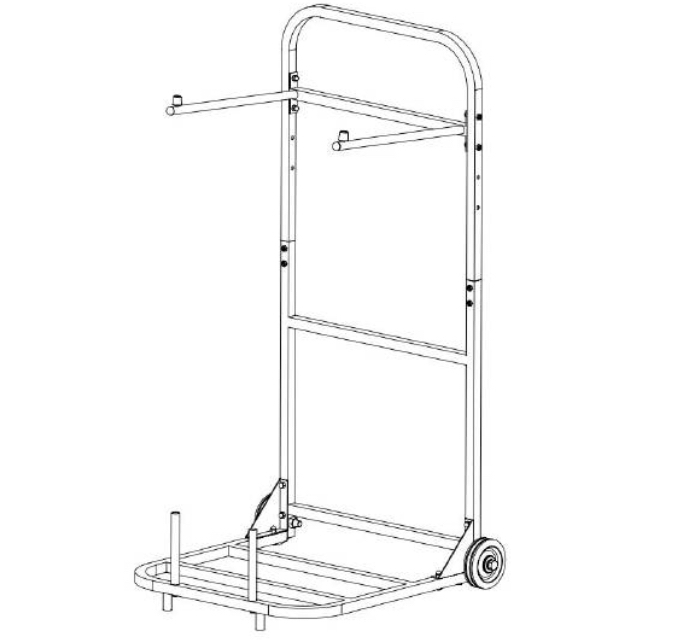 lot 84 image: Vevor Foldable Chairs Cart - Unassembled in box