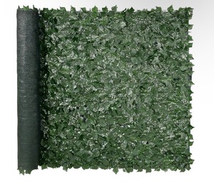 lot 36 image: VEVOR Artificial Ivy Privacy Fence Screen, 59 x 98 in Faux Ivy Vine Leaf Hedges Fence, Greenery Privacy Fence with Mesh Cloth Backing, Green Wall Decoration for Outdoor Garden, Yard, Balcony