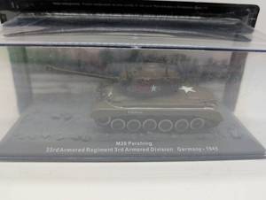 lot 101012 image: DeAgostini M26 Pershing, 33rd Armored Regiment 3rd Armored Division, Germany - 1945 Boxed Military Model