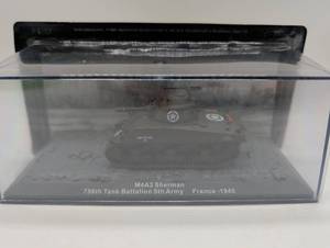 lot 101013 image: DeAgostini M4A3 Sherman, 756th Tank Battalion 5th Army, France - 1945 Boxed Military Model - Houston Kid II