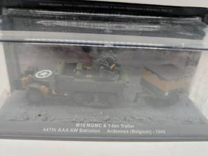 lot 101014 image: DeAgostini M16 MGMC & 1-Ton Trailer, 447th AAA AW Battalion, Ardennes (Belgium) - 1945 Boxed Military Model