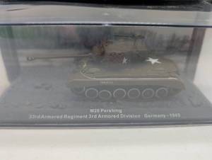 lot 101016 image: DeAgostini M26 Pershing, 33rd Armored Regiment 3rd Armored Division, Germany - 1945 Boxed Military Model - Fireball