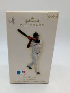 lot 101046 image: Hallmark Keepsake Series David Ortiz At the Ballpark Christmas Ornament MLB Red Sox, 2007