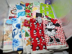 lot 101067 image: Disney Mickey Mouse Kitchen Towel Set & Other Towel Sets