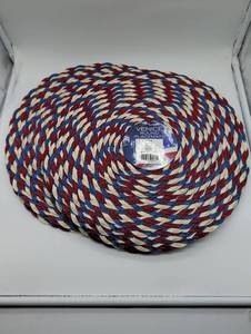 lot 101072 image: Venice Round Patriotic Placemats Set (8 in total)