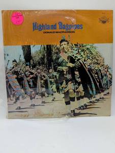 lot 401135 image: Highland Bagpipes by Donald MacPherson LP Record