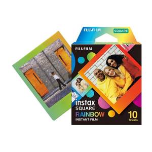 lot 41384 image: FUJIFILM Instax Square Rainbow Film - 10 Exposures - Retail $16