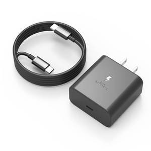 lot 41422 image: POWJDWZ 45W USB C Charger Super Fast Type C Charging Compatible with Samsung Galaxy S26 S25 S24 S23 Ultra S26 S25 S24 S23and More Series,PPS Wall Android Phone Charger & 6ft C Cable Cord 1 Pack - Retail $9