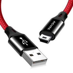 lot 41432 image: AGVEE 2 Pack 3.3ft Replacement for Garmin Nuvi GPS Charger Data Cable Gpsmap Charging Cord, TI-84 PlusCEC Silver, Blue Yeti USB MicrophonePro Mic, for Canon IFC-400PCU300PCU200U, Red - Retail $10