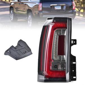 lot 50783 image: Goopool Tail Lights Assembly Compatible With GMC YukonYukon XL 2015 2016 2017 2018 2019 2020 Left Driver Side LED Lens Taillights Brake Signal Assembly With Bulb - Retail $73