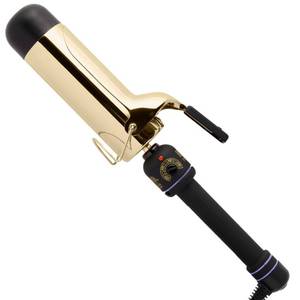 lot 50791 image: HOT TOOLS (2018 MODEL) Pro Artist 24K Gold Jumbo Curling Iron  Long Lasting, Defined Curls (2 in) - Retail $56