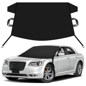 lot 58731 image: EcoNour Car Snow Cover Compatible for Chrysler 300  Windshield Cover for Ice and Snow with S-Hook Straps  Heavy-Duty 600D Oxford Winter Car Cover, Waterproof & Anti-Slip - Retail $29
