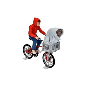lot 50035 image: NECA E.T. 40th Anniversary Elliot & E.T. on Bicycle 7 Action Figure