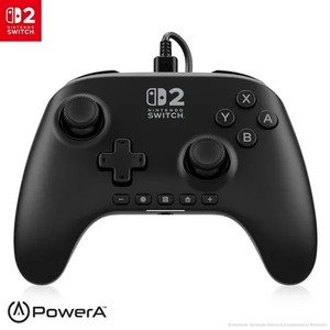 lot 50044 image: PowerA Advantage Wired Controller for Nintendo Switch 2 - Black