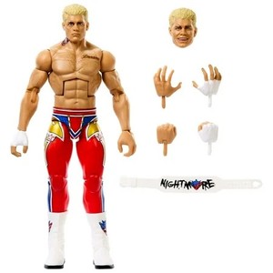 lot 50046 image: WWE Elite Collection Top Picks Cody Rhodes Action Figure & Accessories, 6-inch Collectible Set