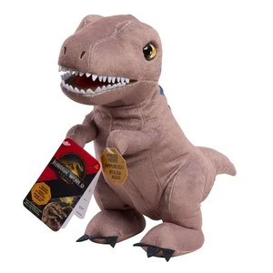 lot 50057 image: Jurassic World Rebirth Roaring T. Rex, 10.5 inch Interactive Plush Toy, Boys and Girls Ages 3 up