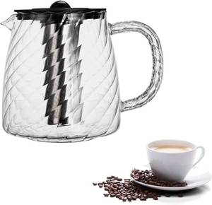 lot 50088 image: Coffee Pot Replacement for Ninja CE251 CE250 CE200 CE200C CE201 CE201C series, 12 Cup Carafe brew with Double Layer Filter Can be used for cold brewing, tea making