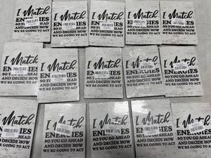 lot 50155 image: Lot of 15 Funny Desk Decor for Office Women, Inspirational Desk Decoration, 5x7 Wooden Sign with Stand and Hook, Cube Style Office Decor, Desks Accessories, Home Decoration Sign Gift