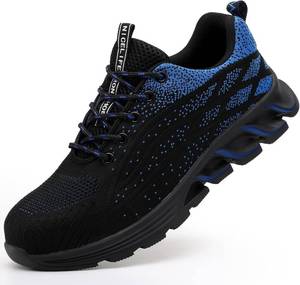 lot 50192 image: Steel Toe Work Shoes for Men Women Lightweight Industrial & Construction Slip Resistant Puncture Proof Safety, size 48