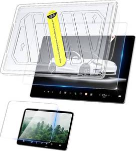 lot 50283 image: JSAUX Tempered Glass Screen Protector Compatible with Tesla Model 3 (2024) 15.4 Touchscreen  8 Rear Touchscreen Dashboard 9H Anti-Glare, Anti-Fingerprint, Anti-Scratch, Matte