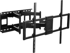 lot 50345 image: VIVO 60 to 120 inch Large Screen Heavy Duty TV Wall Mount for LCD LED Flat and Curved Screens, Articulating Swivel Mount, Max VESA 900x600mm, Black, MOUNT-VW120M