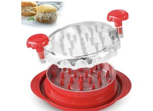 lot 50476 image: Chicken Shredder with Tray   Fast & Easy Meat Shredder for Pulled Chicken, Pork or Beef   BPA-Free, Anti-Slip Base, Dishwasher Safe   Manual BBQ Gadget   Designed in USA   Cozy Kitchen
