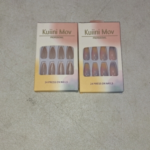 lot 50511 image: 24Pcs Press on Nails Medium Almond Fake Nails Rainbow Marble False Nails with Design Acrylic Artificial Glossy Design Nail Tips, Reusable Stick on Nails in 12 Sizes,Acrylic Medium Nail Tips