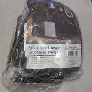 lot 50518 image: 90 LITER LARGE STORAGE BAGS 23.6 IN X 16.9 IN X 13.7 IN