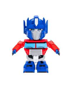 lot 12016 image: World Tech Toys Transformers Optimus Prime Dancing Robot - White - No Size