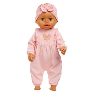 lot 12020 image: BABY Born Learn to Walk Baby Doll Olivia - Gray Green Eyes