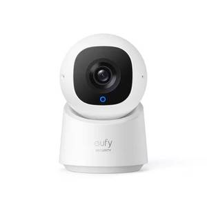 lot 12051 image: C220-Wireless Indoor Hardwired Pan and Tilt Security Camera with AI Tracking, No Monthly Fees and Local Storage