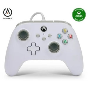 lot 12060 image: PowerA Wired Controller for Xbox Series XS - White