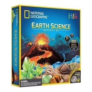 lot 12805 image: National Geographic Epic Science Series Earth Science Kit Educational Kids Geology & Chemistry Activity Guide