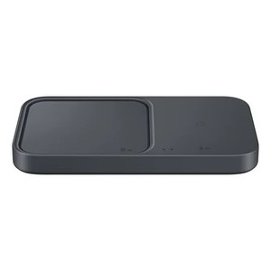lot 12815 image: Samsung 15W Wireless Charger Duo w USB C Cable, Charge 2 Devices at Once, Cordless Super Fast Charging Pad for Galaxy Phones and Devices, Black