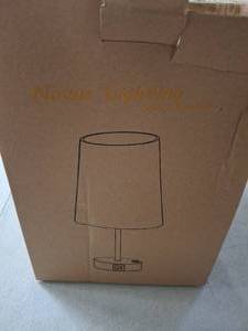 lot 55002 image: Novus Lighting Bedside Lamp