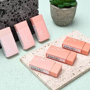 lot 55026 image: BAYTORY Pencil Erasers, Bulk Eraser for Pencils, Block Eraser Easily Erase Mistakes, Gradient Color Eraser for School, 24Pcs (Pink)