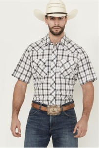 lot 57010 image: WRANGLER WESTERN STYLE SHIRT SIZE L