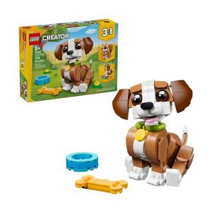 lot 57011 image: LEGO Creator 3 in 1 Cute Animals Playful Puppy Dog 31382