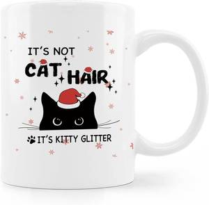 lot 57049 image: 7 boxes Funny Black Cat Christmas Coffee Mug, Black Cat Gifts for Women, Cat Mom Gifts, Gifts for Cat Lovers, Cat Lady Gifts, Cat Owner Gifts, Christmas Mug Gift, Christmas Ceramic Coffee Mug 11 oz