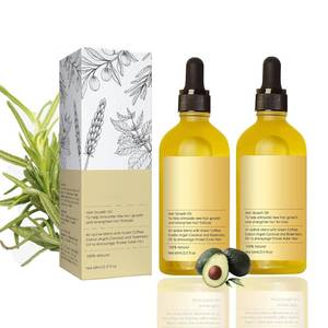 lot 57056 image: Natural Rosemary Hair Growth Oil - For Dry, Damaged Hair & Thinning Hair - Strengthening & Nourishing Treatment - 2 Fl Oz (60mL)2PCS